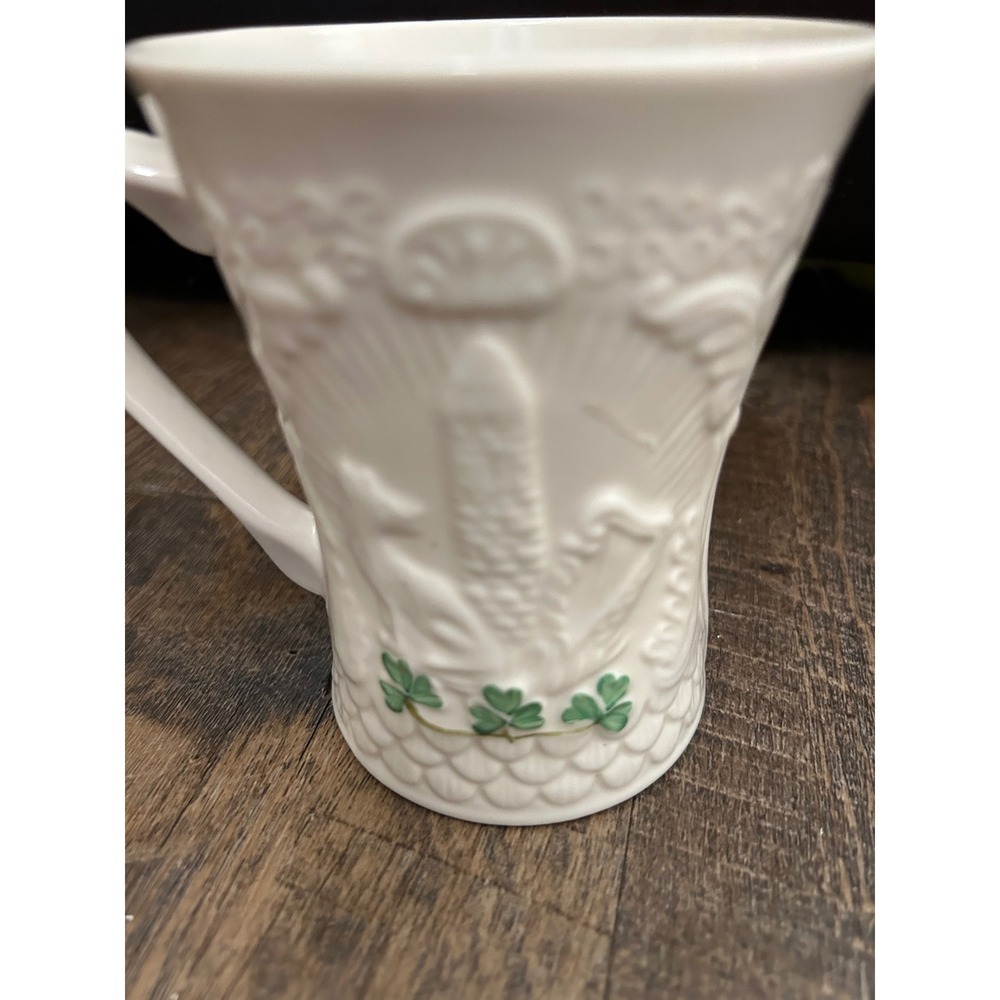 Belleek Ireland 2007 Edition 150th Anniversary Mug Signed Naomi Sloan Ivory - Picture 2 of 7
